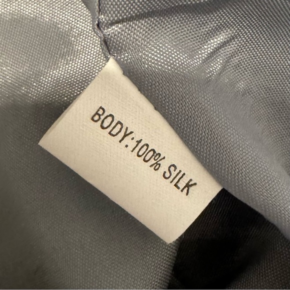 COPY - Kay Unger Vintage 100% Silk Blue Checked Sleeveless Knee-Length Dress Si… - Picture 6 of 8